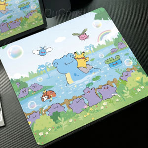 Bandai | Anime Pokémon Ditto Mouse Pad Laptop Keyboard Desk Mat Office Setup PC Gamer Mousepad XS Game Pads Gaming accessories HD Playmat