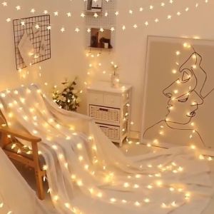 USB battery star string light LED fairy lamp Christmas Garland For New Year Birthday Wedding Party Camping Home Decoration