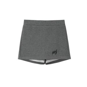 WESTAYONE | Bộ Trang Phục Casual Kẹp Lớp Giả Knitted Màu Xám Cho Phụ Nữ