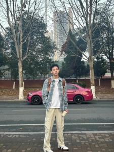 เสื้อเชิ้ตแขนยาวสีน้ำเงินลายสก็อตสไตล์อเมริกันหลวมๆ ลำลองสำหรับผู้ชาย เสื้อเชิ้ตฤดูใบไม้ผลิและฤดูใบไม้ร่วงแบบย้อนยุค