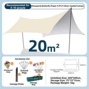 HEIFAN | Weatherproof Easy-Setup Tent for Outdoor Camping