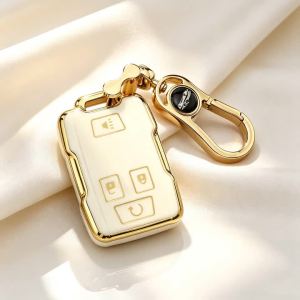 TPU Remote Car Key Fob Shell Case for GMC Yukon XL Chevrolet Tahoe Suburban Sierra Silverado Keyless Auto Accessories