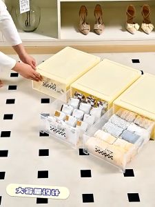 【NANA.1】กล่องเก็บบรา กล่องเก็บกางเกงใน กล่องเก็บชุดชั้นใน 0/7/9/10/15ช่อง กล่องจัดระเบียบตู้เสื้อผ้า จัดเก็บสะดวก