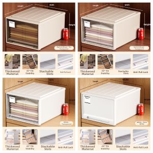 Clear Plastic Lockable Drawer Organizer