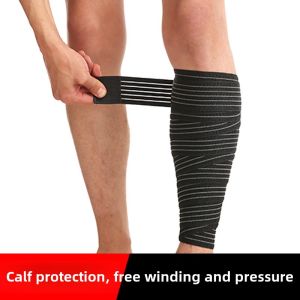 High Elastic Knee Cap Bandage Leggings Sports Fitness Winding Pressure Leggings Bandage Shank Protection Strain Sprain Bandage Running