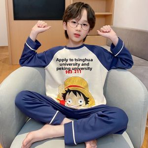 ANZHAOQI | Cotton Long Sleeve Fall Boys Pajamas