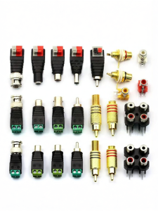 TELESKY | Đầu Cắm RCA Mạ Vàng Đen Đỏ