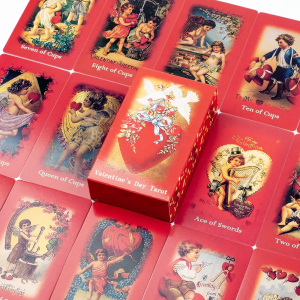 ValentineS Day Tarot A 79-Card Deck Magic Arts Love Deck Amazing Lovers Oracle Cards Tabletop Cards Of Group Games 10.3*6Cm