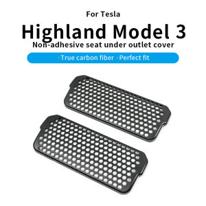 Applicable Tesla Highland 2024-25 Model 3 Seat Vent Protective Cover Anti-Clogging Mesh Decorative Modification Accessories