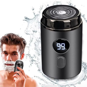 Mini Electric Shaver Portable Facial Shaver Rechargeable Shaver Dry Wet Dual Use Mens Shaver Car Travel Office Shaver