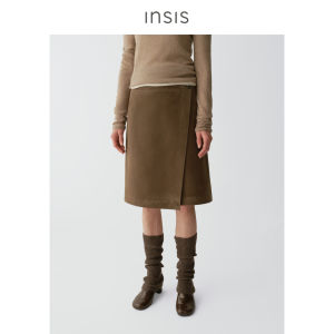 INSIS FEMME | Suede Velvet Feel Loose Skirt