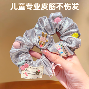 Silver Korean Style Childrens Hair Ties Girls Headwear Kitty Cat Hair Bands Little Girls Hair Accessories Elegant Sensation