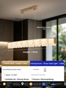 PARSA | Modern Luxury Crystal Pendant Light High Brightness Eye Protection