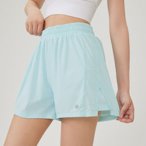 Maxrun High Waist Quick Dry Womens Sport Shorts Badminton Fitness Running Yoga Pants Ultra Light Breathable Nylon Shorts