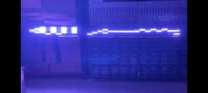 LED STROBO kaca depan TEXT 5 BARIS SETTING TEKS LEWAT HP 100-220cm 12V/24V