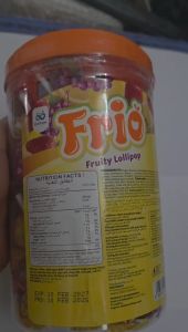 Kẹo mút mút vị trái cây Fruo thương hiệu Milkita hộp 240g (40 que/gói) nhập khẩu Indonesia