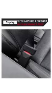 Vỏ Bảo Vệ Dây An Toàn Bằng Silicon Cho Tesla Model 3 Y YL Juniper Highland 2025 2026 Phụ Kiện Bảo Vệ Chống Trầy Xước
