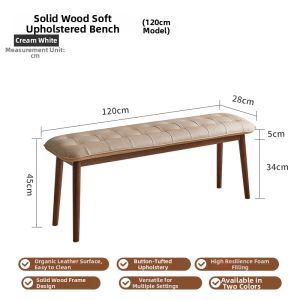 ASHU | Multipurpose Soft-packed Solid Wood Long Bench