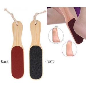 1 Pcs Wooden Foot File Double Sided Callus Remover For Feet Wooden Pedicure Files For Spa Care High Quality