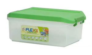 Orocan Flexibox 5L FB60 - Odorless stackable transparent blue lid 5 liters capacity.