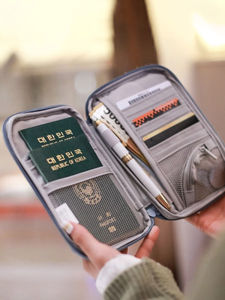 BAG AND GO | Large Capacity Portable Waterproof Family Travel Passport Wallet