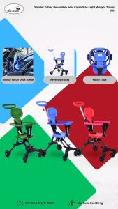 Labeille 318 Stroller Lipat Baby Stroller Tablet Reversible Seat Cabin Size Light Weight Travelling Kereta Dorong Bayi Anak Kidu Baby