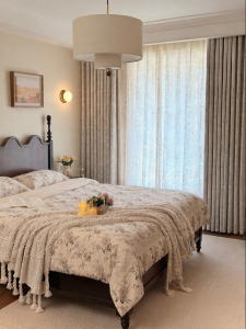 JINCHAN | Custom French Style Two-sided Chenille Blackout Curtain