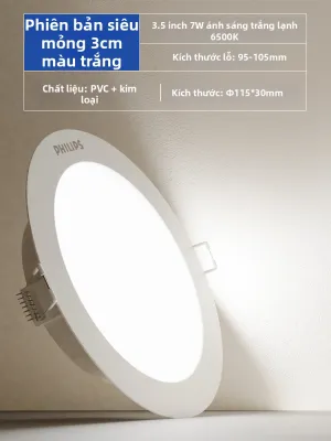 Philips | Đèn Led Âm Trần Siêu Mỏng Nhúng