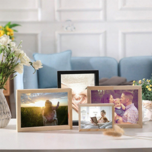 Wood Double Sided Transparent Glass 3D Shadow Box
