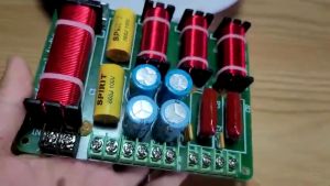 [Giá 1 mạch] Mạch phân tần loa 5 đường tiếng 1 Bass 2 Mid 2 Treble nhập khẩu cao cấp SPRAGUE 6510 | Mạch phân tần cho loa cây Bass 30 Bass 40 đổ lại