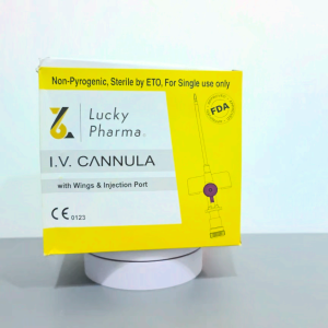 Lucky Pharma IV Cannula with Wings & Injection Port - FDA Approved