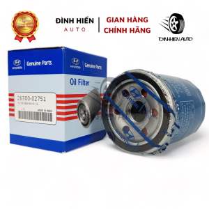 Combo 3 loại lọc Hyundai Accent (2018-2022): Lọc gió động cơ + Lọc điều hòa + lọc nhớt động cơ (28113C7000/ 97133D3000/ 2630002751)