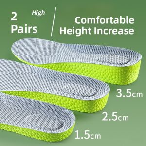LINGMIAO | Comfortable Height-increasing Insoles Anti-odor Sweat-absorbing Breathable