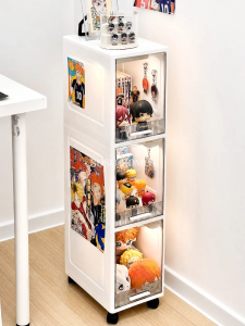 SUSU HOMES Transparent Figure Display Cabinet Blind Box Storage Cabinet 3/4/5 Layers Dustproof Anime Model Showcase Box 展示盒