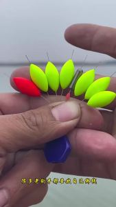 Bán Nóng [ Vận chuyển từ Trung Quốc ]2025 Sản phẩm mới Sanxin 7 Phao bơi bảy sao phao ô liu hình trụ phao tinh gọn phụ kiện câu cá đêm phát quang túi đ