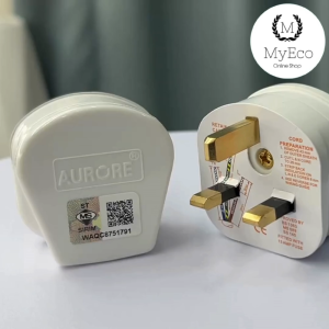 Aurore ( APT-646 ) 13A Plug Top 250V – Bakelite | SIRIM & CE Certified | Fused Plug