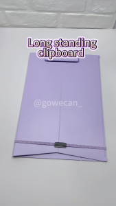 Long Standing Foldable Clipboard Writing Pad Document Organizer File Folder With Strap 23.5x34.5CM