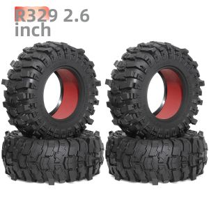 4 Lốp Xe RC Cao Su 2.6 Dành Cho Xe Mô Hình 1/10 Có Mút Xốp Tương Thích Với Xe Địa Hình TRX4 TRX6 SCX10 Yeti Wraith RB10 Ryft Yikong