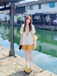 XUECAIQI | Oversized Stylish Big Size Short Set