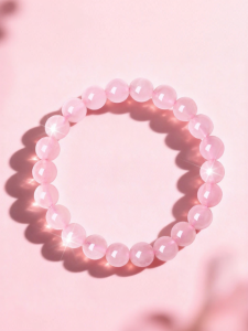 East Beauty | Natural Pink Crystal Bracelet For Women