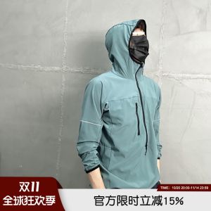 Lightweight Breathable Comfortable Double Zipper Hooded Training Top Half Zipper Shirt Quick Dry Outdoor Sports Fashion Urban Style