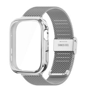 Stainless Steel Watch Strap + TPU Protective Case For Huawei Fit 5/4/3 Series Quick Release Replacement Band Full Protective Set