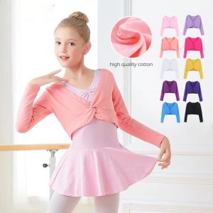 ballet dance shawl autumn and winter long sleeved thin coat girls ballet vest Childrens