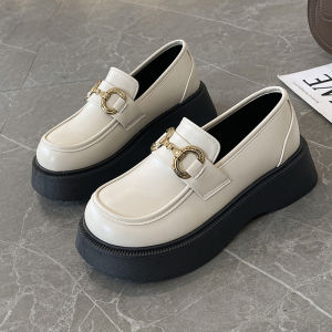 ส่งเร็ว ฟื้นฟู คลินิก LH Shoes รองเท้าลำลองสไตล์ย้อนยุคฝรั่งเศสสไตล์อังกฤษ สำหรับนักเรียนหญิงแมรี่ที่มีความรู้สึกของการออกแบบ รองเท้าไม่มีส้นเกาหลี (พรีออเดอร์)