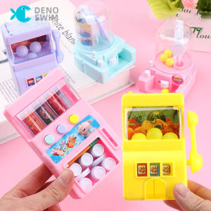 DENOSWIM เด็กจำลองบริการตนเองตู้หยอดเหรียญที่มีมินิเหรียญเครื่องดื่มเครื่องจับลูกแกล้งเล่นเกมเด็กการศึกษาของเล่นตลกของขวัญ