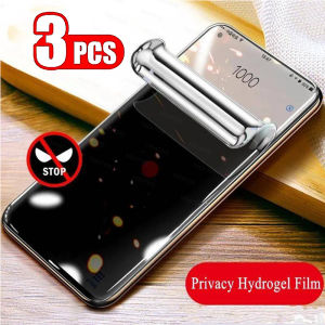 3Pcs Privacy Hydrogel For Realme X7 Max X50m X50t X50 5G Master Edition X50 Pro Player Edition Anti Spy Screen Protector