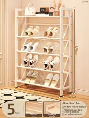 JIAJIESHI | Ultra-thin Slim Narrow Multilayer Shoe Rack