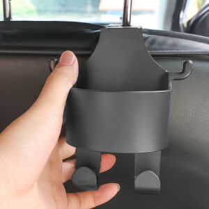 Tựa đầu trên ghế xe ô tô ngăn đựng cốc nước lưu trữ treo núi chai cup Giá để điện thoại tổ chức với 2 móc