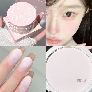 CACE Face Pressed Powder Soft Mist Setting Powder Three-color Pseudo-free Makeup Long Lasting Oil Control รองพื้นกันน้ำ