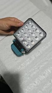 Hippcron 21V Rechargeable 1200 Lumen LED Flashlight 4700KC.T with 140 ° Beam Angles Adjustable Brightness Portable Outdoor